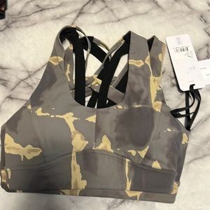 Cary Bra. Gold tie dye.